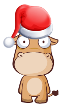 Christmas Cow
