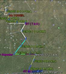 electric fence layout GPS